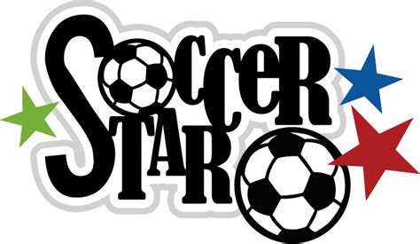 Soccer Star Svg Scrapbook Title Soccer Svgs Soccer Svg Files Soccer Svg