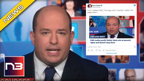 Cnn Halfwit Brian Stelter Admits The Benefits Of His Idiocy