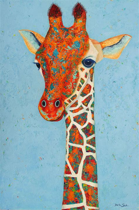 Giraffa A Giraffe Painting By Artist Cristina Del Sol Giraffe