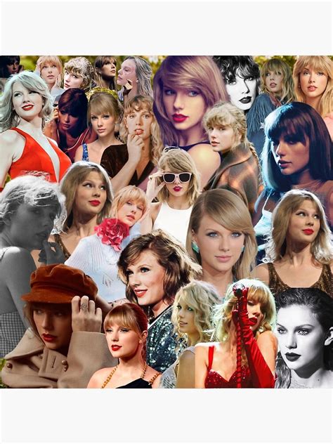 Taylor Swift Collage Poster For Sale By Keeleycurtis Redbubble