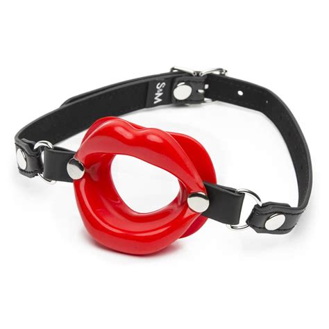 Sex And Mischief Red Silicone Open Mouth Lip Gag Lovehoney Eu