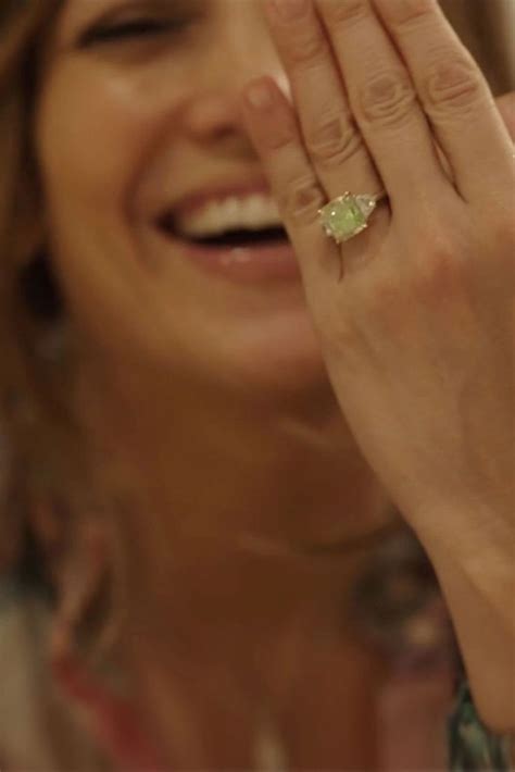 Jlo Engagement Ring Colored Diamond Engagement Rings Green Diamond