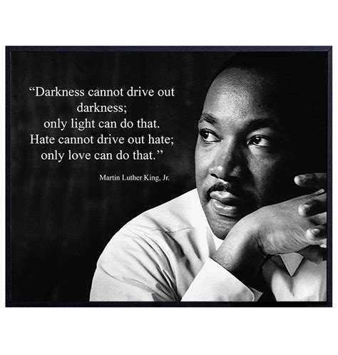 Martin Luther King Jr Darkness Quote Wall Art Print