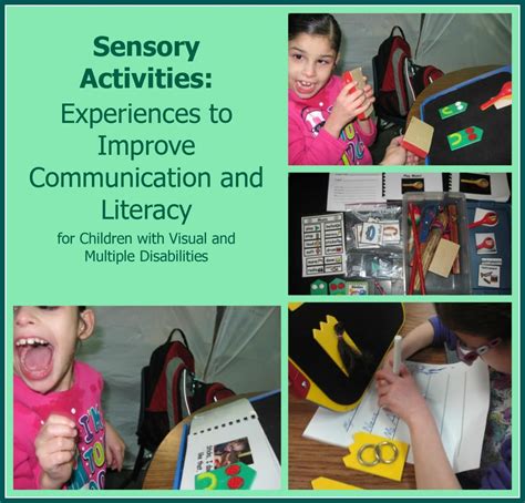 Sensory Activities Experiences To Improve Communication And Literacy