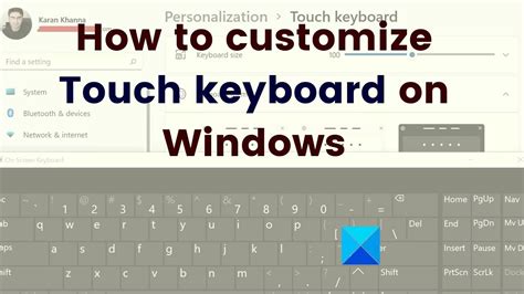 How To Customize Touch Keyboard On Windows Youtube