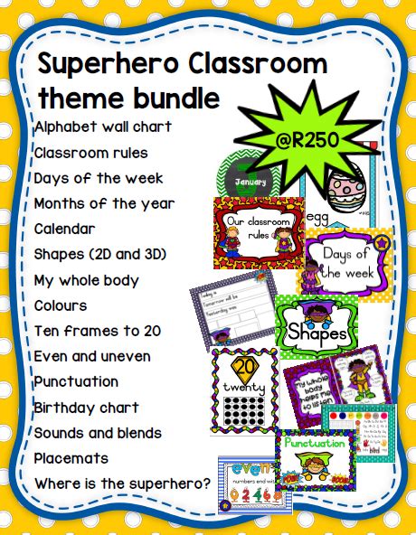 Busy Bee Classroom Theme Mega Bundle Juffrou Met Hart