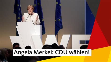 Wahlkampfendspurt Rede Von Angela Merkel Youtube