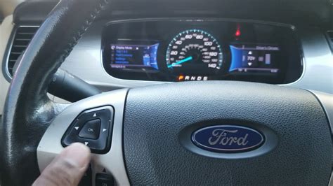 2013 Ford Taurus How To See Temperature Gauge Youtube