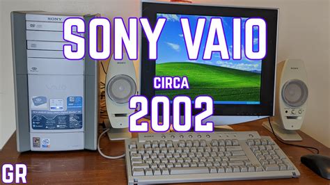 Vintage Sony Vaio Desktop Computer From 2002 Youtube
