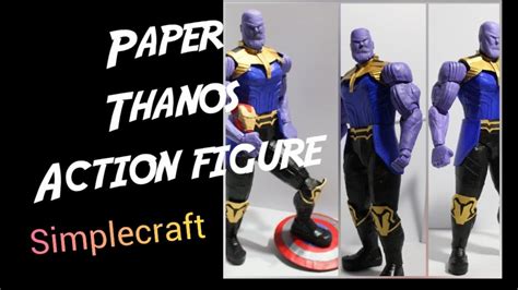 How To Make Thanos Out Of Paper Simplecraft Youtube