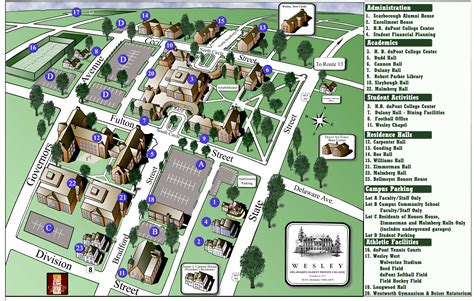 32 Delaware State University Campus Map Maps Database Source
