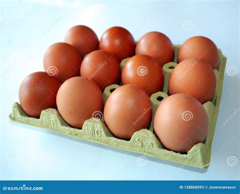 Egg Packet With A Dozen Eggs Stock Image Image Of Eggs Organic