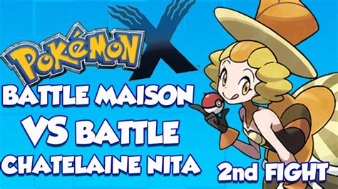 Pokémon X Battle Maison Vs Battle Chatelaine Nita Second Match