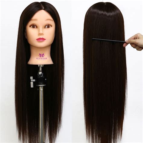 26 4 30 Real Hair Hairdressing Mannequin Head Styling Manikin Doll Training Head For Salon