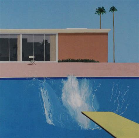 He created the picture in 1967. David Hockney - A bigger Splash, Mr. and Mrs. Clark and ...