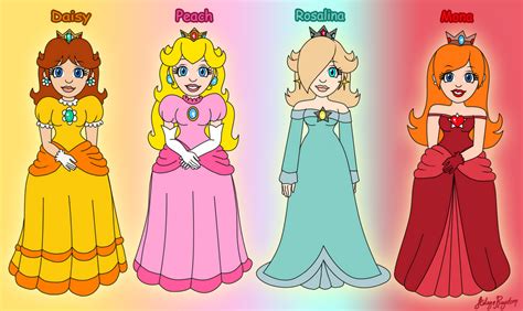 Mario Princesses By Ailwynraydom On Deviantart