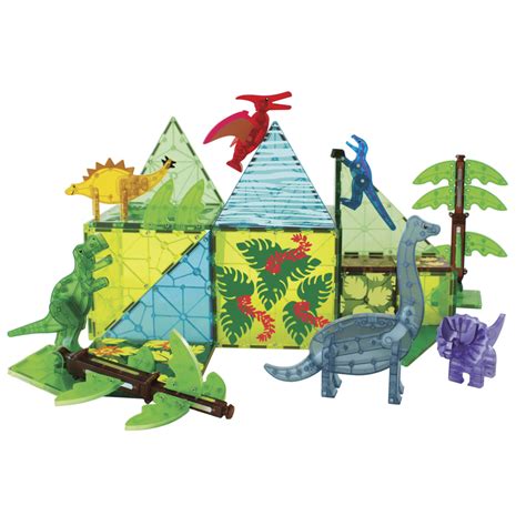Dino World Xl 50 Piece Set Magna Tiles®