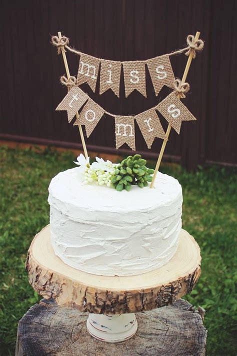 We've rounded up 30 designs to inspire the sweets at your prewedding celebration. Bridal Shower Cake Topper, Bride To Be, Burlap Bridal ...