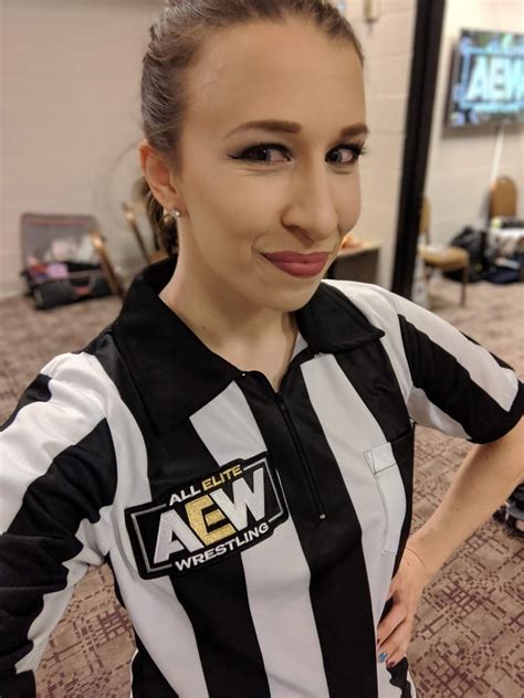 Aew Referee Aubrey Edwards Takes On New Role Hot Sex Picture