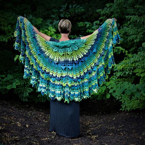 Hi All Im Looking To Crochet This Lace Wing Shawl Pattern With These