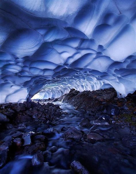 ~~frozen Moments ~ Ice Cave Mt Rainier National Park Washington By