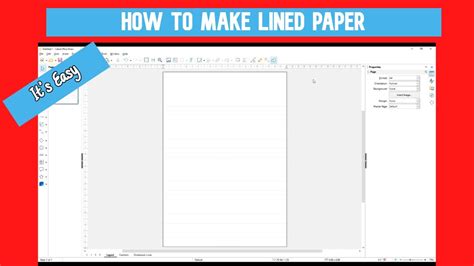 How To Make Lined Paper Its So Easy Youtube