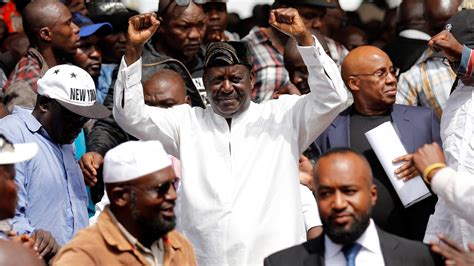 Raila Odinga Sworn In As Kenyas “peoples President”