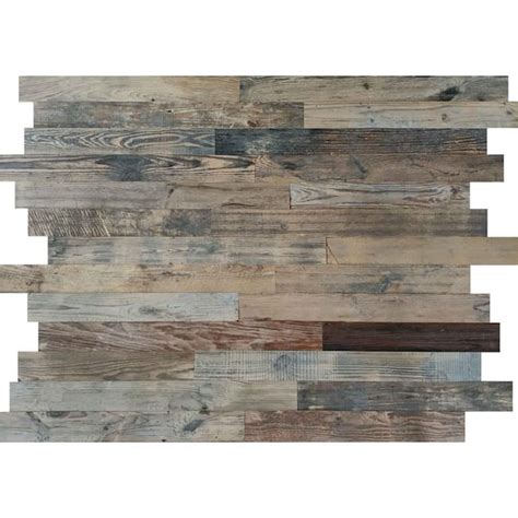 Ejoy Rustic Look Naturally Weathered Reclaimed Barn Wood Panels Set Of