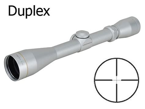 Leupold Vx Ii Rifle Scope 3 9x 40mm Duplex Reticle Silver