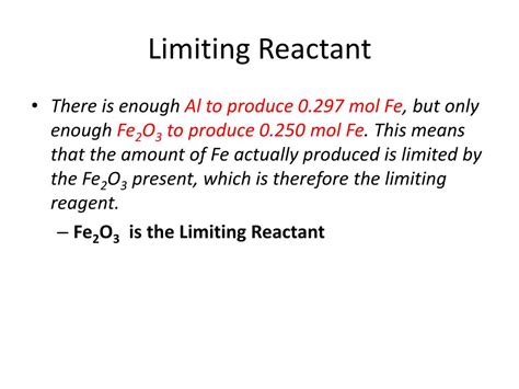 Ppt Limiting Reactant Theoretical Yield And Percent Yield Powerpoint Presentation Id2132655