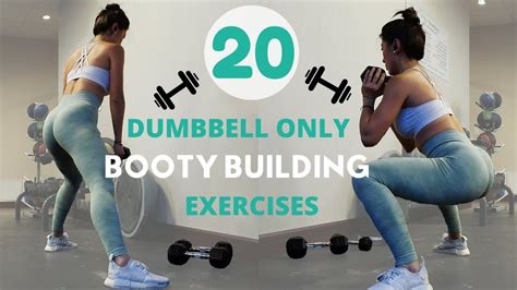 20 Glute Exercises Using Only Dumbbells Youtube