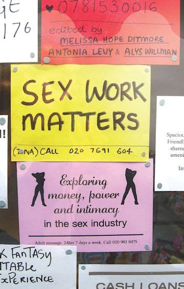 Sex Work Matters Exploring Money Power And Intimacy In The Sex Industry Daniel Schmidt Zed