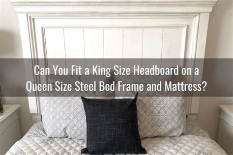 When using bed risers with a headboard, it is crucial to make sure the headboard is secured and well supported. Can You/Should You Put a King Mattress on a Queen or Full Bed/Frame - Ready To DIY