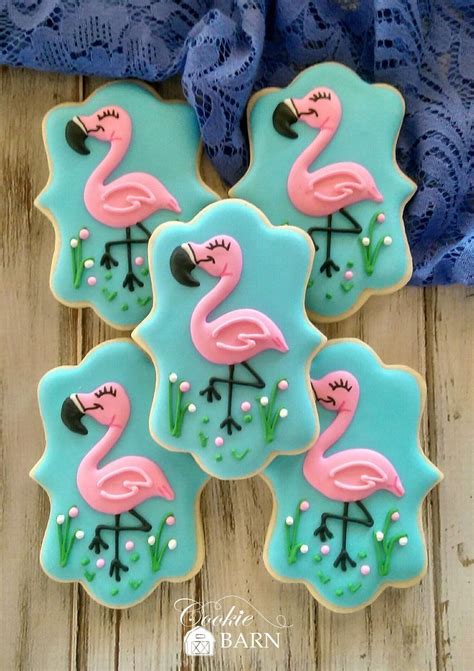 Pink Flamingo Decorated Cookies Flamingo Party Flamingo Cake Pink Flamingos Bird Cookies