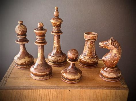 Sold Novoi Armii New Army Vintage Soviet Tournament Chess Set