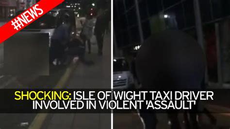 Woman Screams In Horror As She Attempts To Halt Assault On Taxi Driver Who Tried To Stop Fight