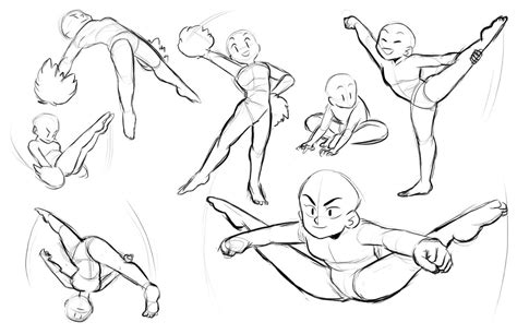 Cheer Gesture Drawing Reference