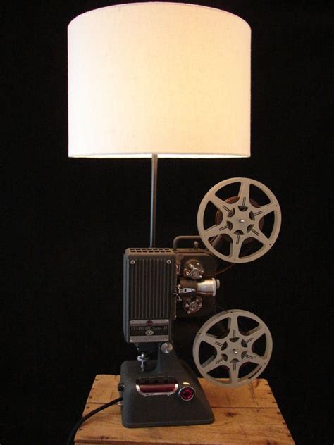 Upcycled Kodak 16mm Projector Lamp By Benclifdesigns On Etsy 440 00 Lamp Projector Lamp