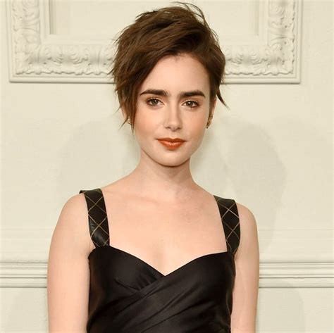 Lily Collins New Haircut Is The Perfect Summer ‘do Brit Co