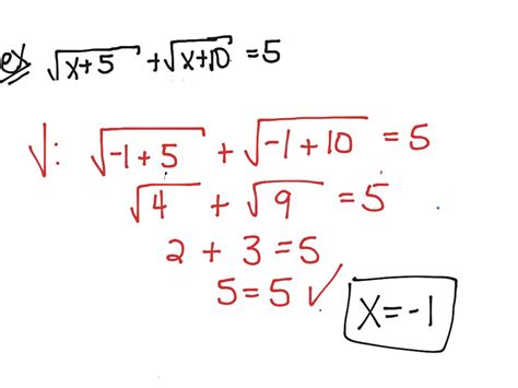 Solving Radical Equations With Two Radicals Part 2 Math Algebra