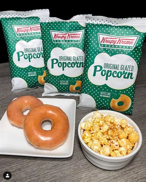 Krispy Kreme Uk Has Original Glazed Flavored Popcorn 🍩 Original
