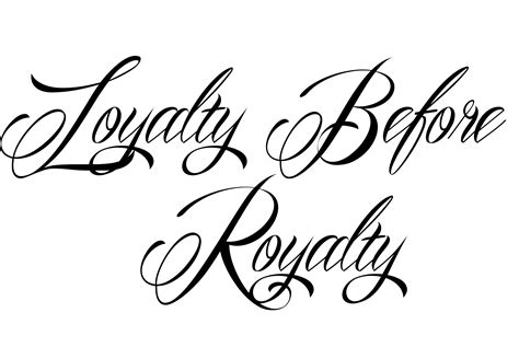 Loyalty Over Royalty Tattoo 11 Heartfelt Loyalty Over Royalty Tattoos