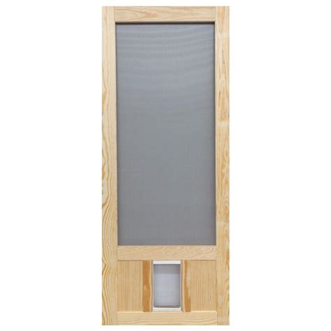 32 In X 80 In Chesapeake Series Reversible Wood Screen Door With