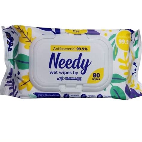 Needy Antibacterial Wet Wipes Pack Pcs Shopee Malaysia