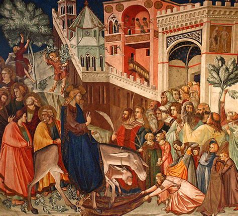 Entry Of Christ Into Jerusalem Pietro Lorenzetti Basilica Flickr