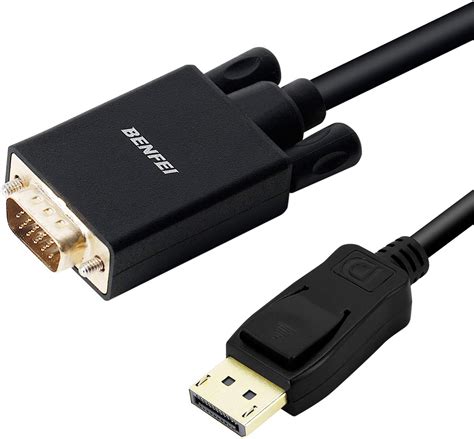 Displayport To Vga 18m Cable Benfei Display Port To Vga Adapter Male
