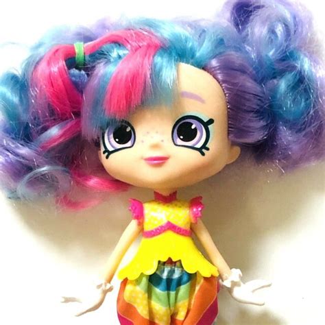 Rainbow Kate Doll 5 Shopkins Shoppies Wild Style W Original Outfit