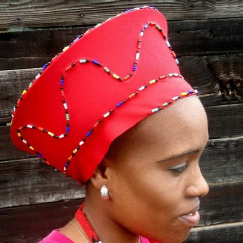 Zulu Hat Beaded Adult Africa Smiles