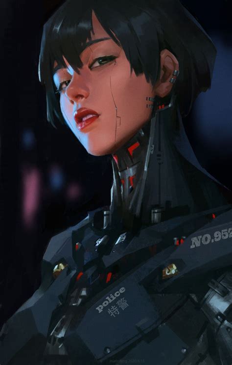 ArtStation - NO.9527, mario feng | Cyberpunk girl, Cyberpunk character ...