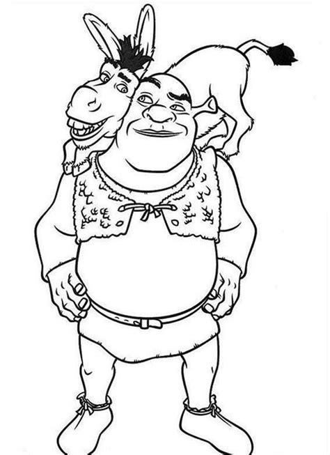 Burro Do Shrek Coloring Pages Shrek Coloring Pages Coloring Pages My